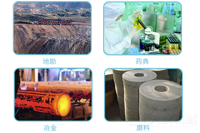 適用行業(yè):地堪，冶金，藥典,磨料